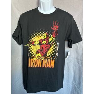 Marvel Men’s NWT Invincible Iron Man Black T-shirt - M